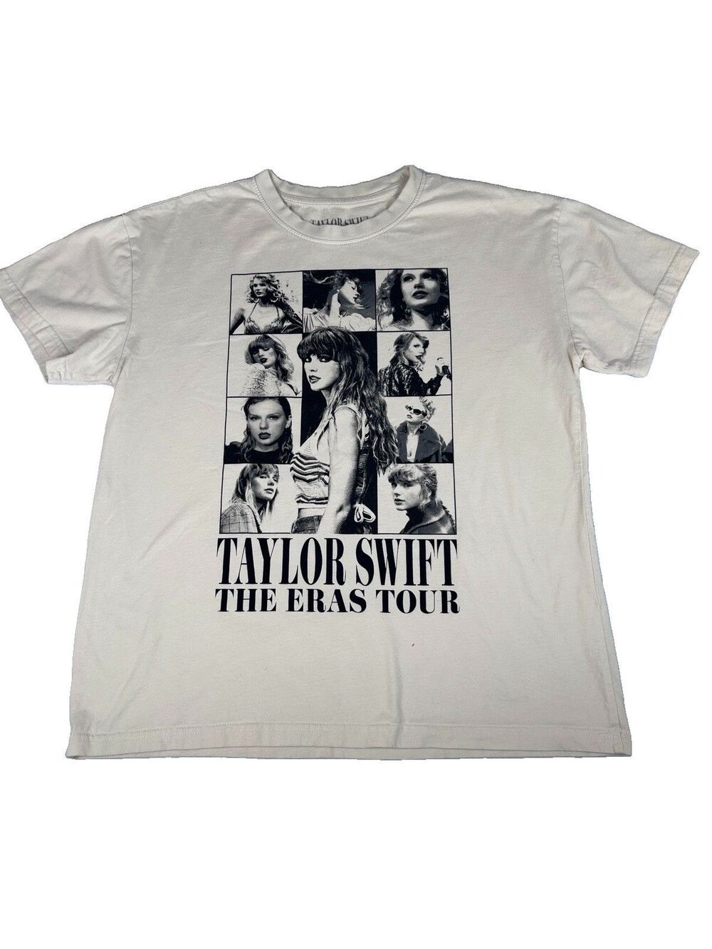 Taylor Swift The Eras Tour Band Merchandise Medium Beige T-Shirt